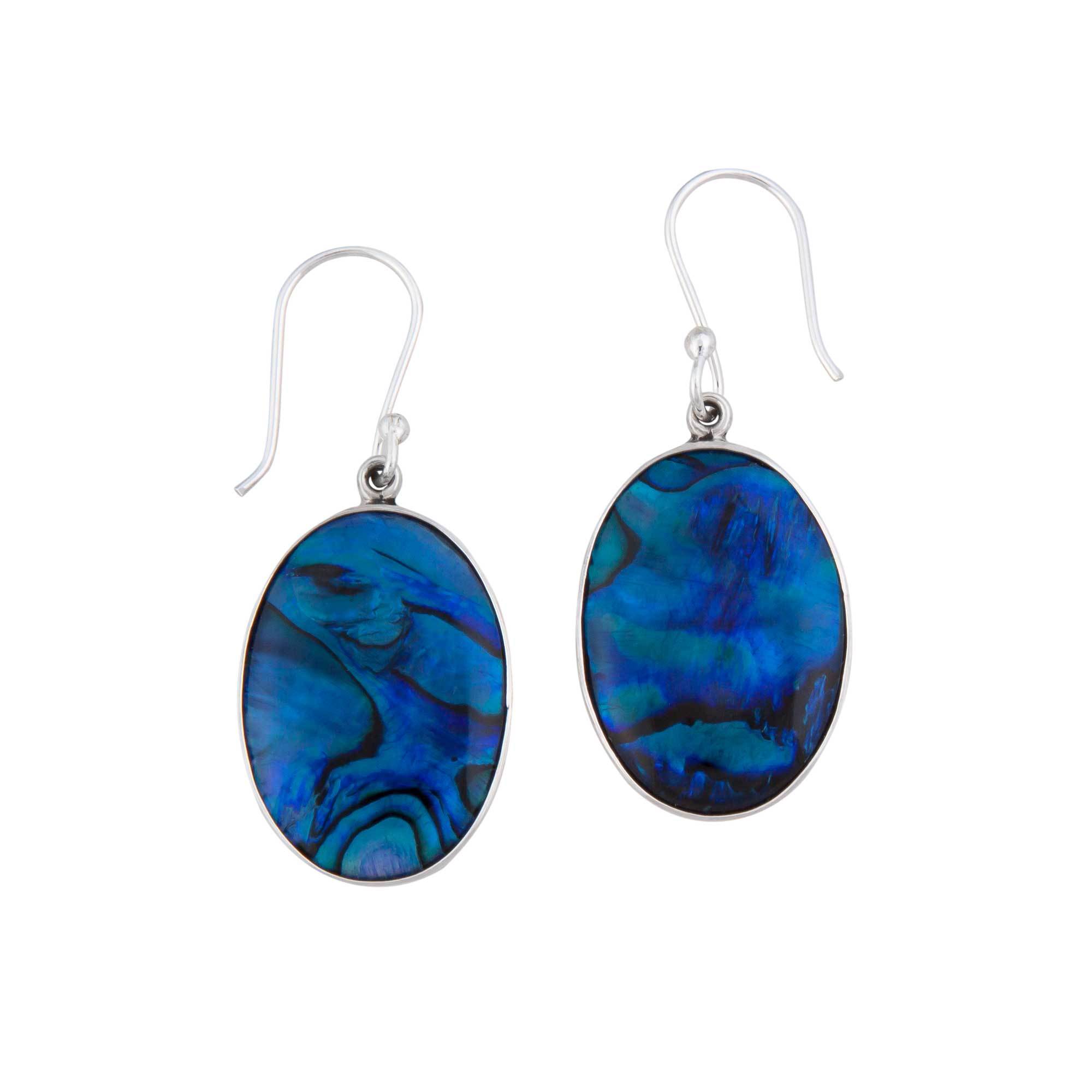 Navy blue crystal drop earrings – LoveYourBling